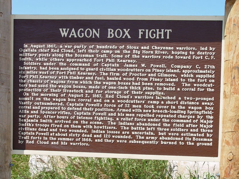 Wagon Box Fight area