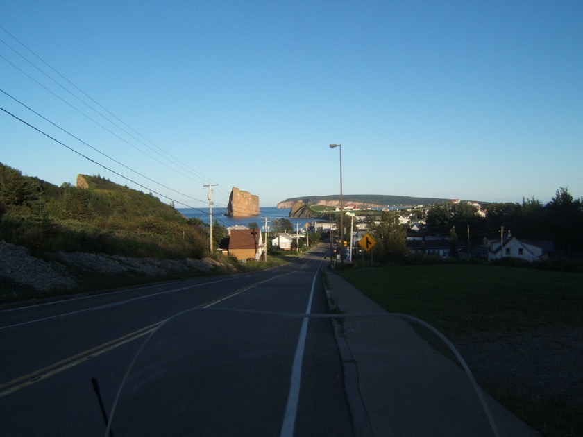 Coming into Perce