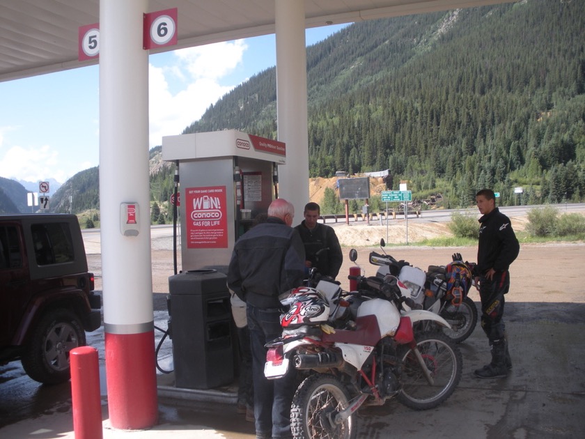 Gassing up in Silverton