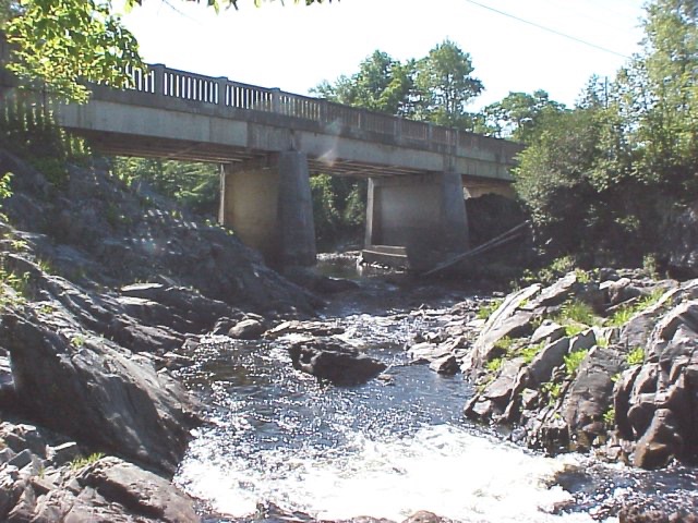 The Piscataquis River in Abbottt Village