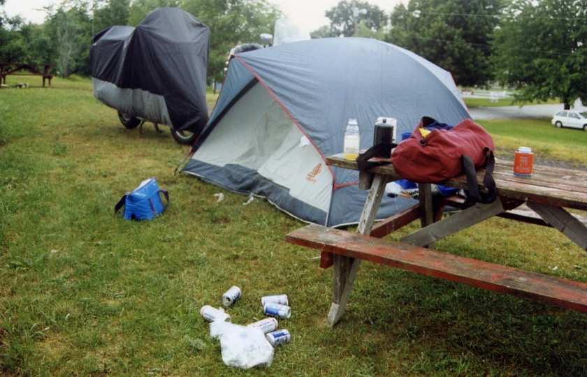 Camping in S. Alburg