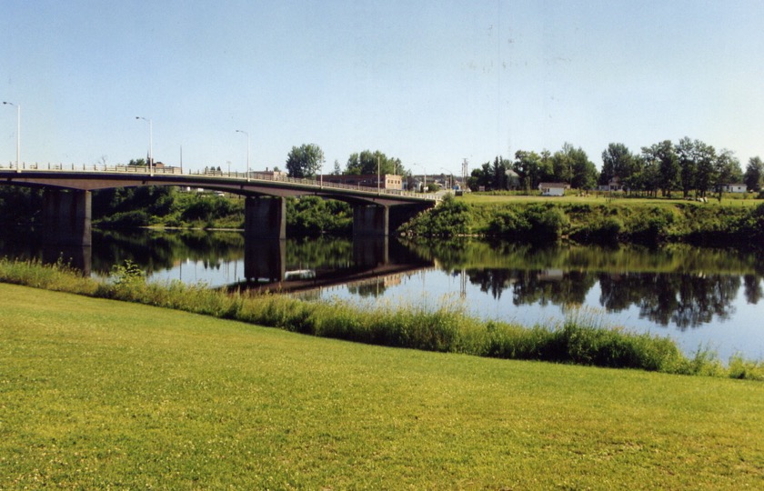 Bridge to Canada at Van Buren VT
