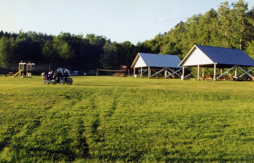 Camp in Eden Mills