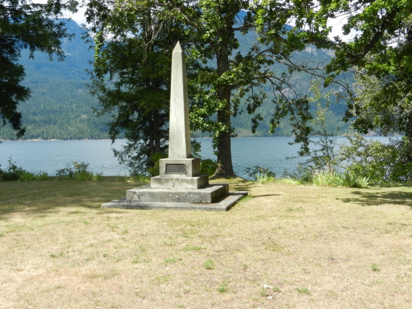 War Monument at Slocan Lake