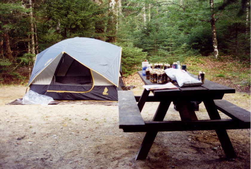 Camping in Coobscook Bay