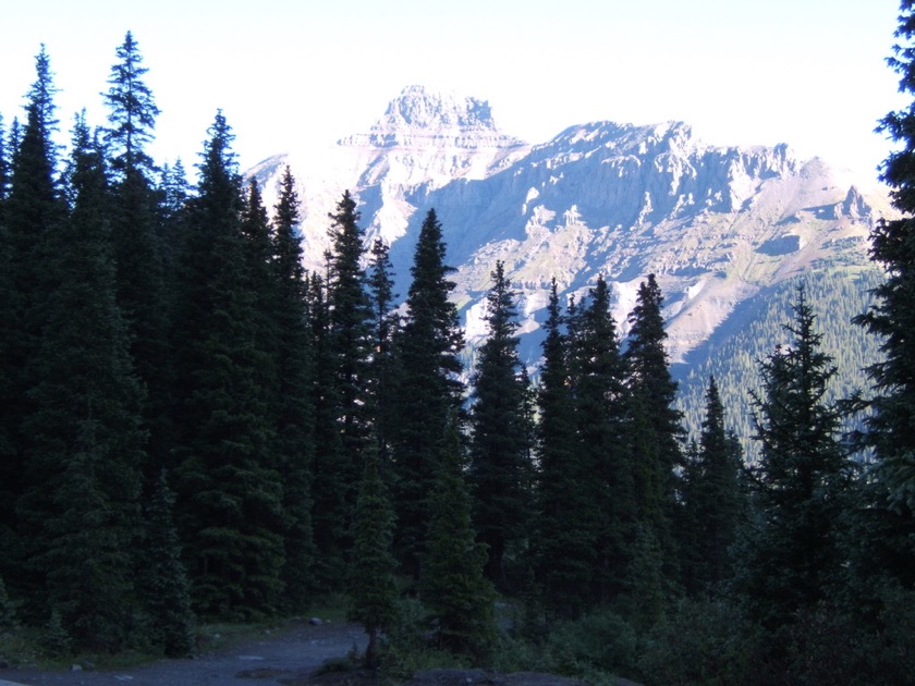 Going up Imogene Pass