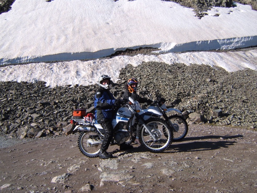 Going up Imogene Pass