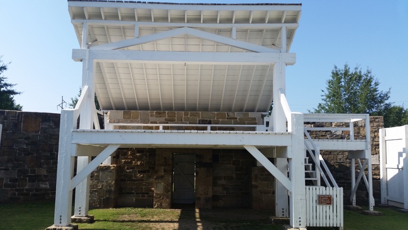 The Gallows at Fort Smith