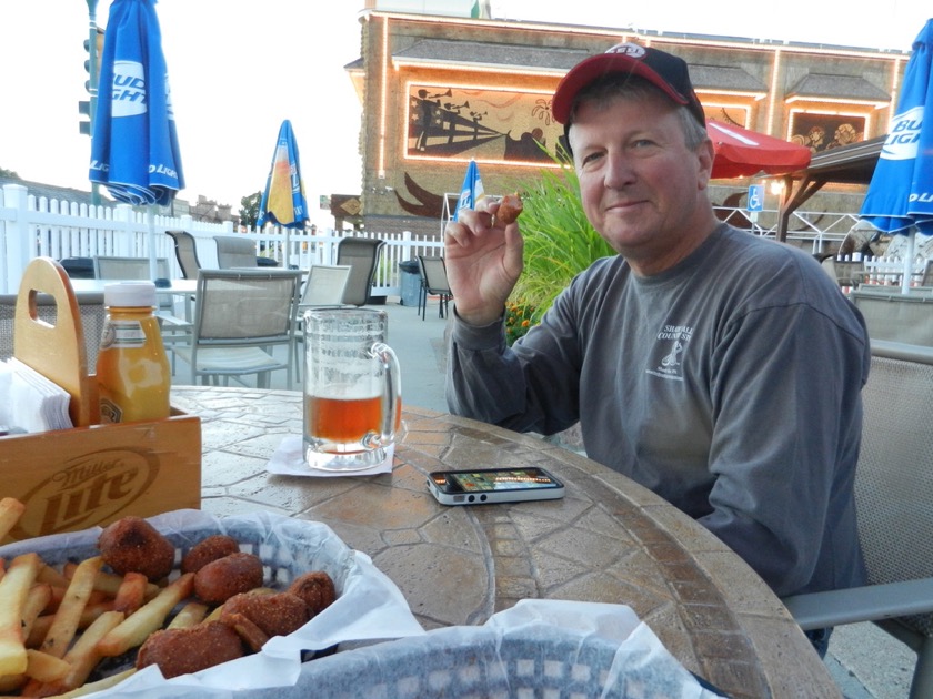 Eating down the street from Corn Palace