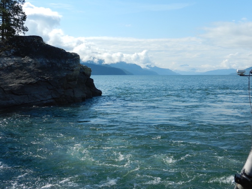 On the ferry at Shelter Bay