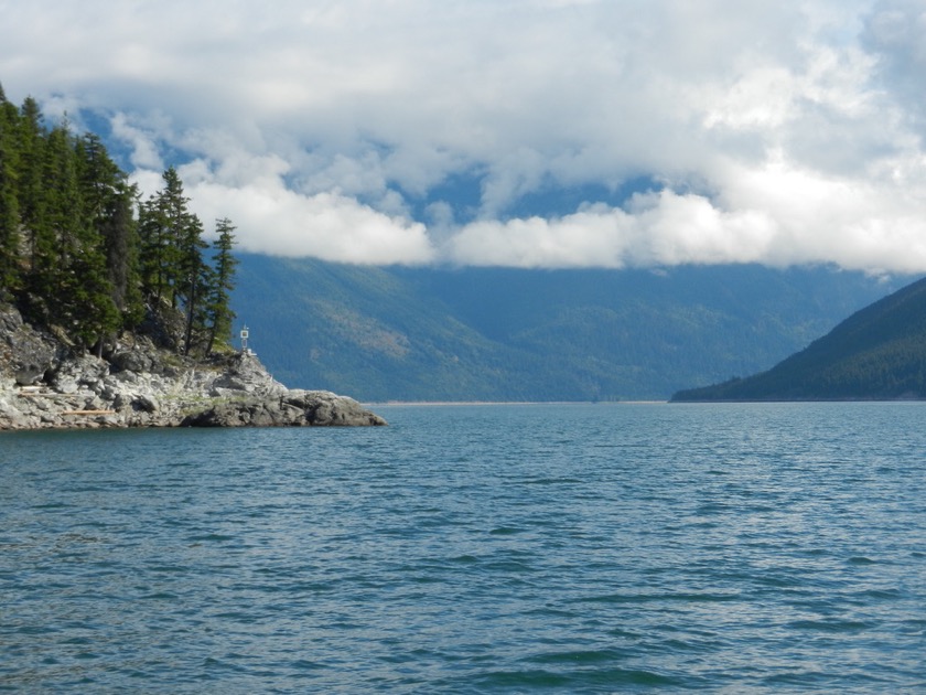 On the ferry at Shelter Bay