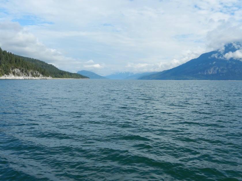 On the ferry at Shelter Bay