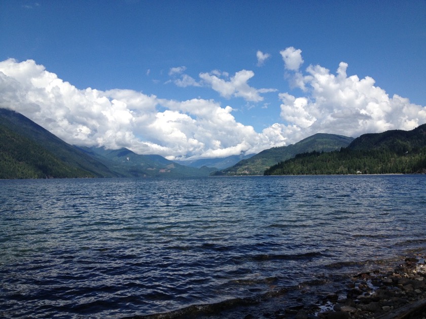 Slocan Lake in New Denver BC