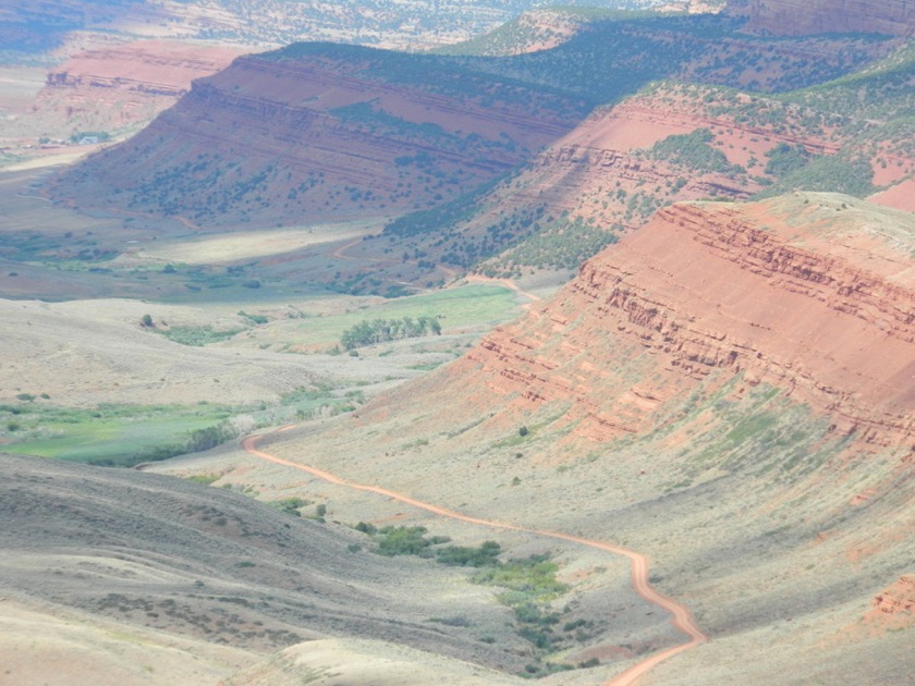 Red Cliffs near Lander on WY28