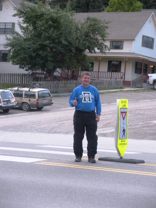 Mike standing in an all too familiar pose