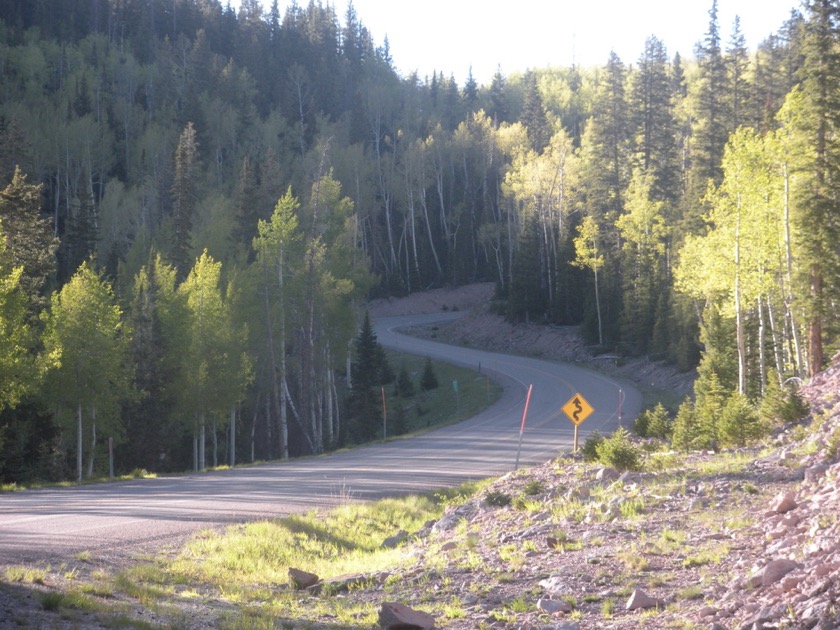 UT153 high above Beaver Canyon