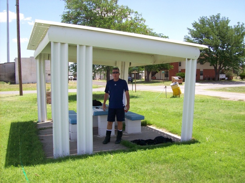 Rest stop in Keyes OK