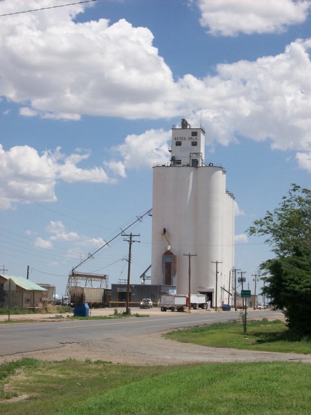 Rest stop in Keyes OK