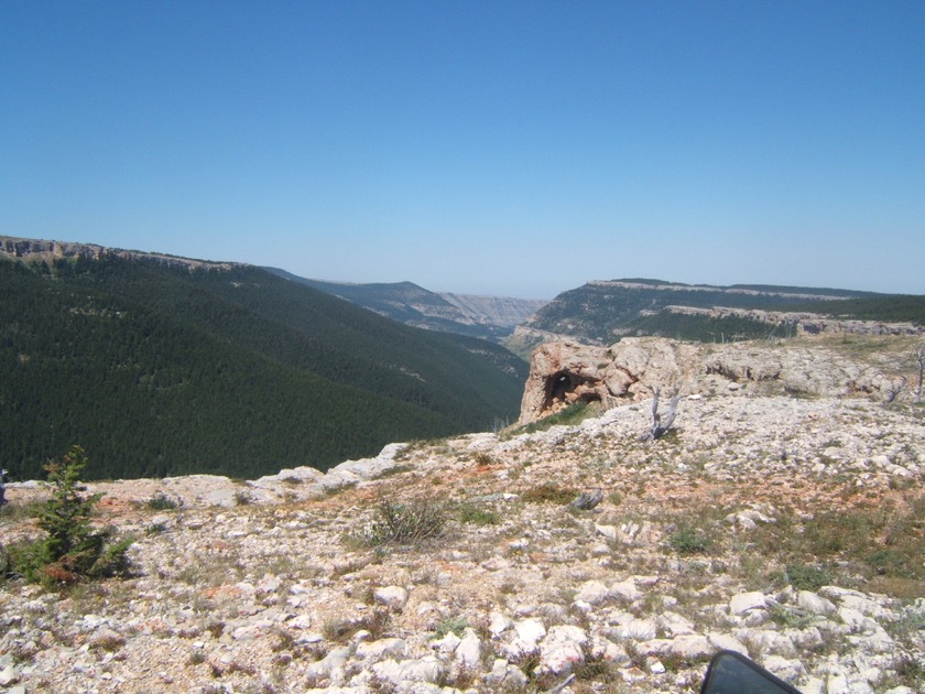 Riding along the ridge