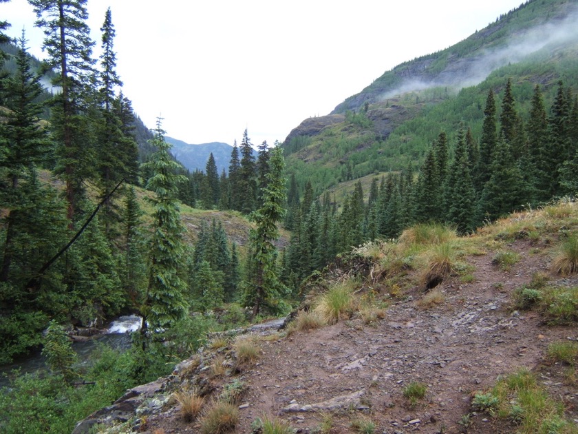 Going up Engineer Pass