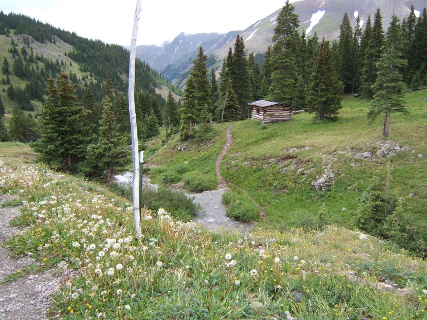 Going down Engineer Pass