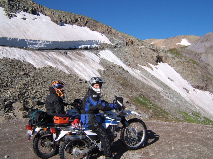 Going up Imogene Pass