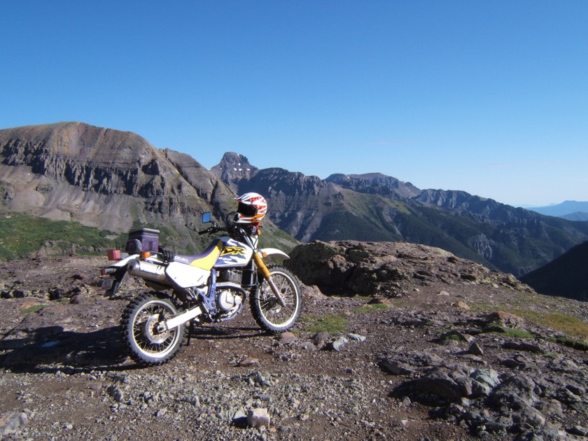 Going up Imogene Pass