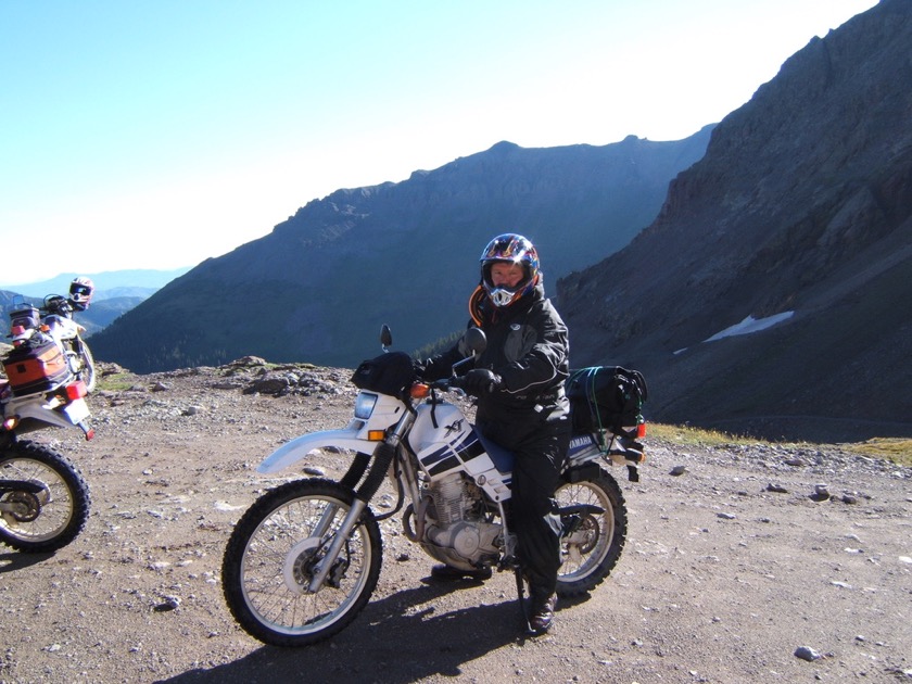 Going up Imogene Pass