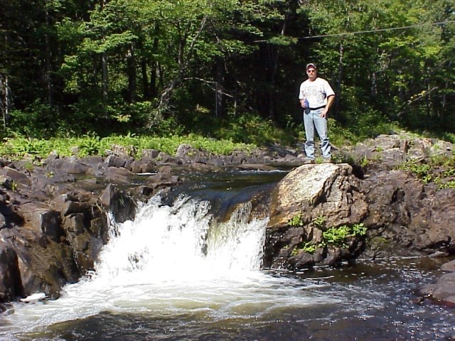 The Piscataquis River in Abbottt Village