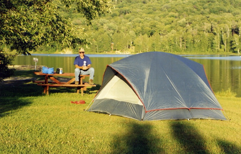 Camp in Eden Mills