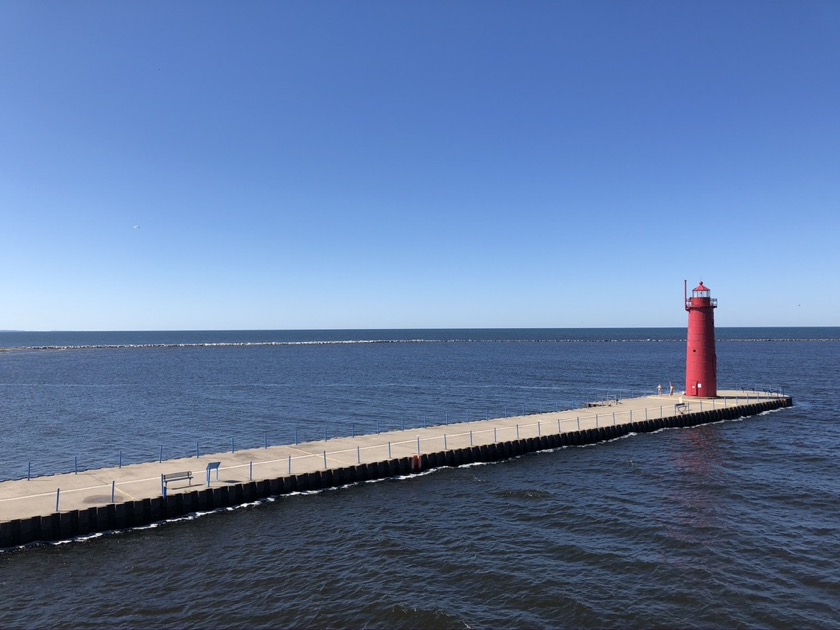 Muskegon Lighthouse from ferry