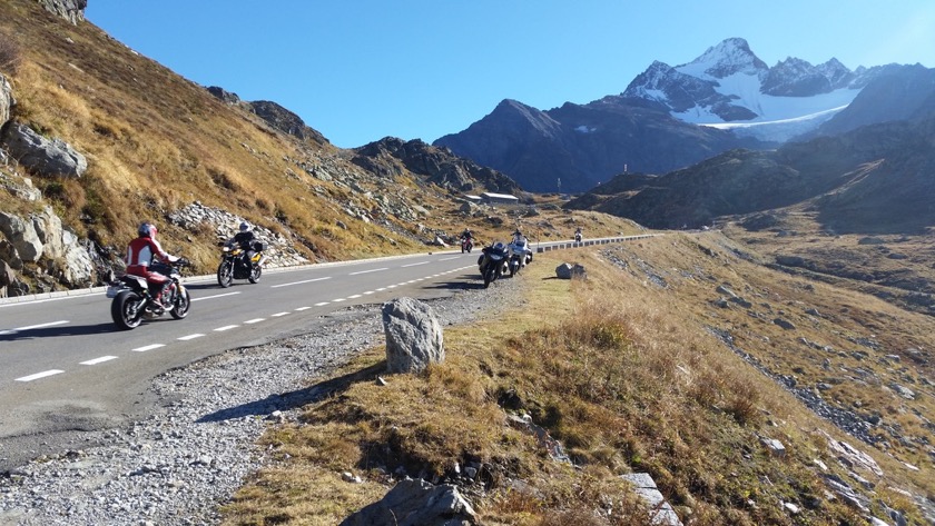 Riding the Alps