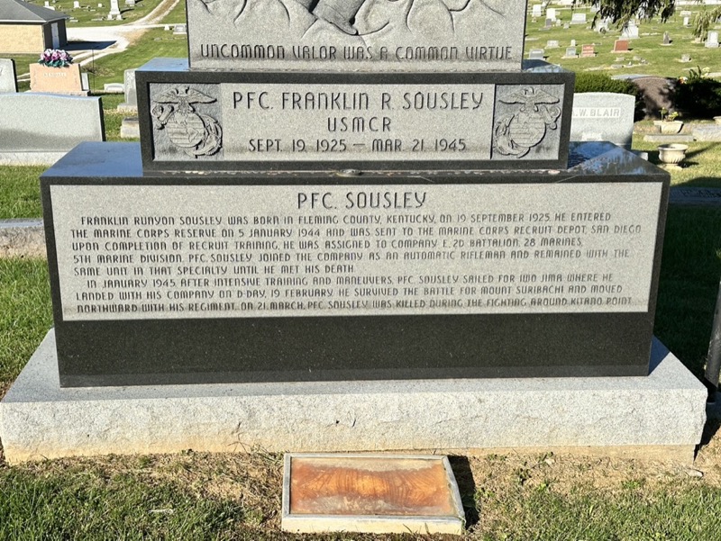 Franklin Sousley grave