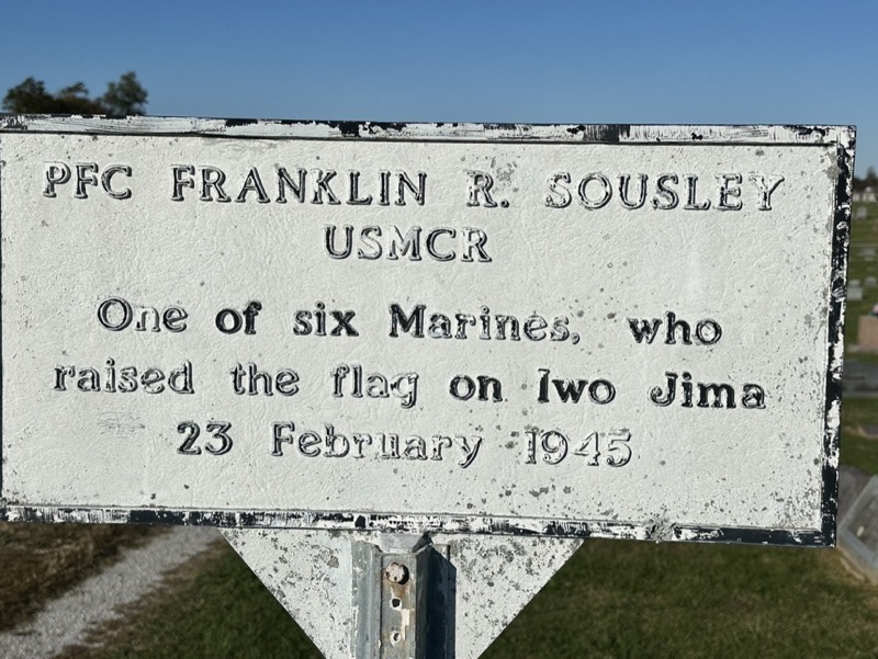 Franklin Sousley grave